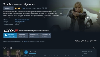 The Brokenwood Mysteries Acorn TV Prime Video https://amzn.to/2Cdv6RD