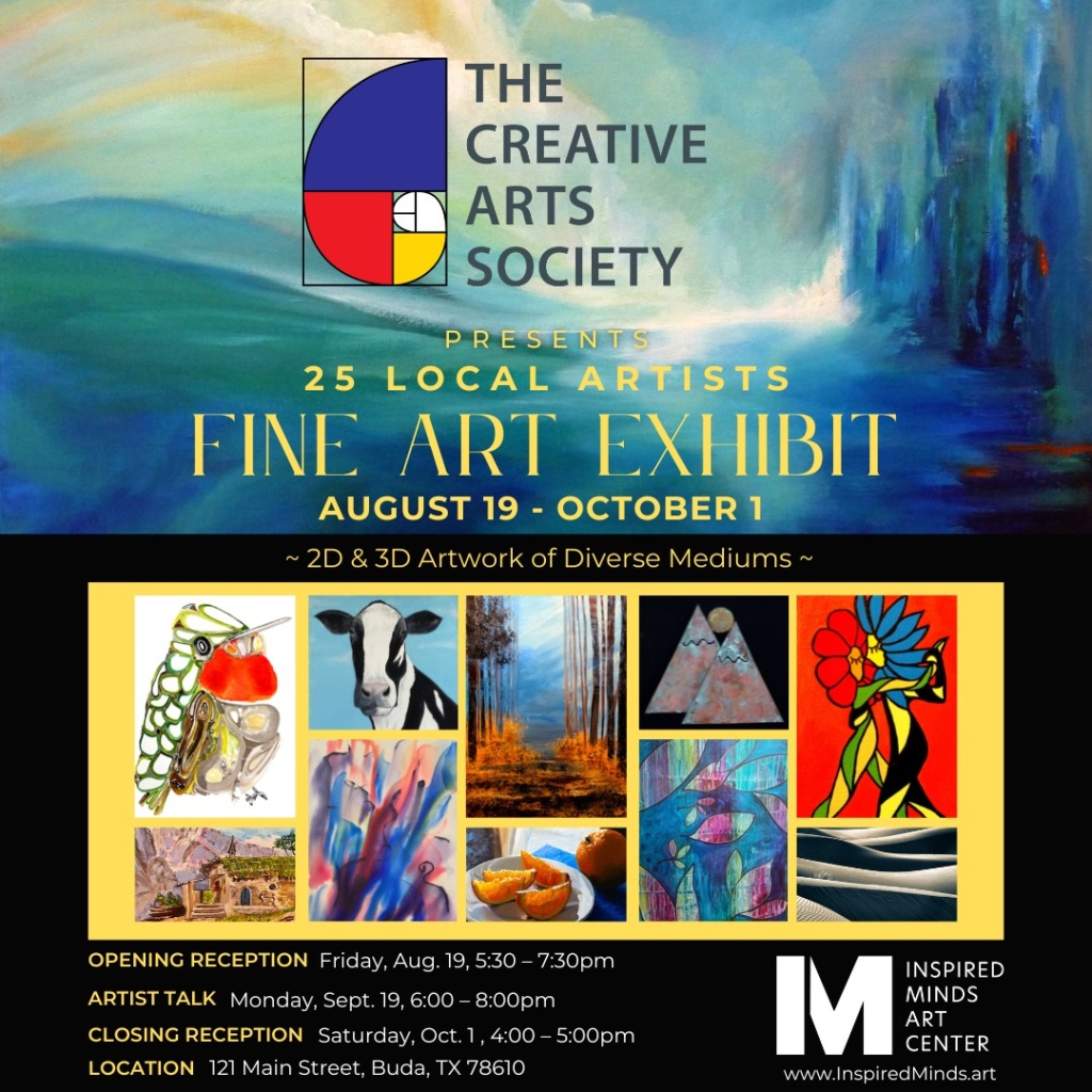 August 19, 2022 – “Fantasy Walk” and “Walking in Light” in New Juried Art Show at Inspired Mind Art Center!